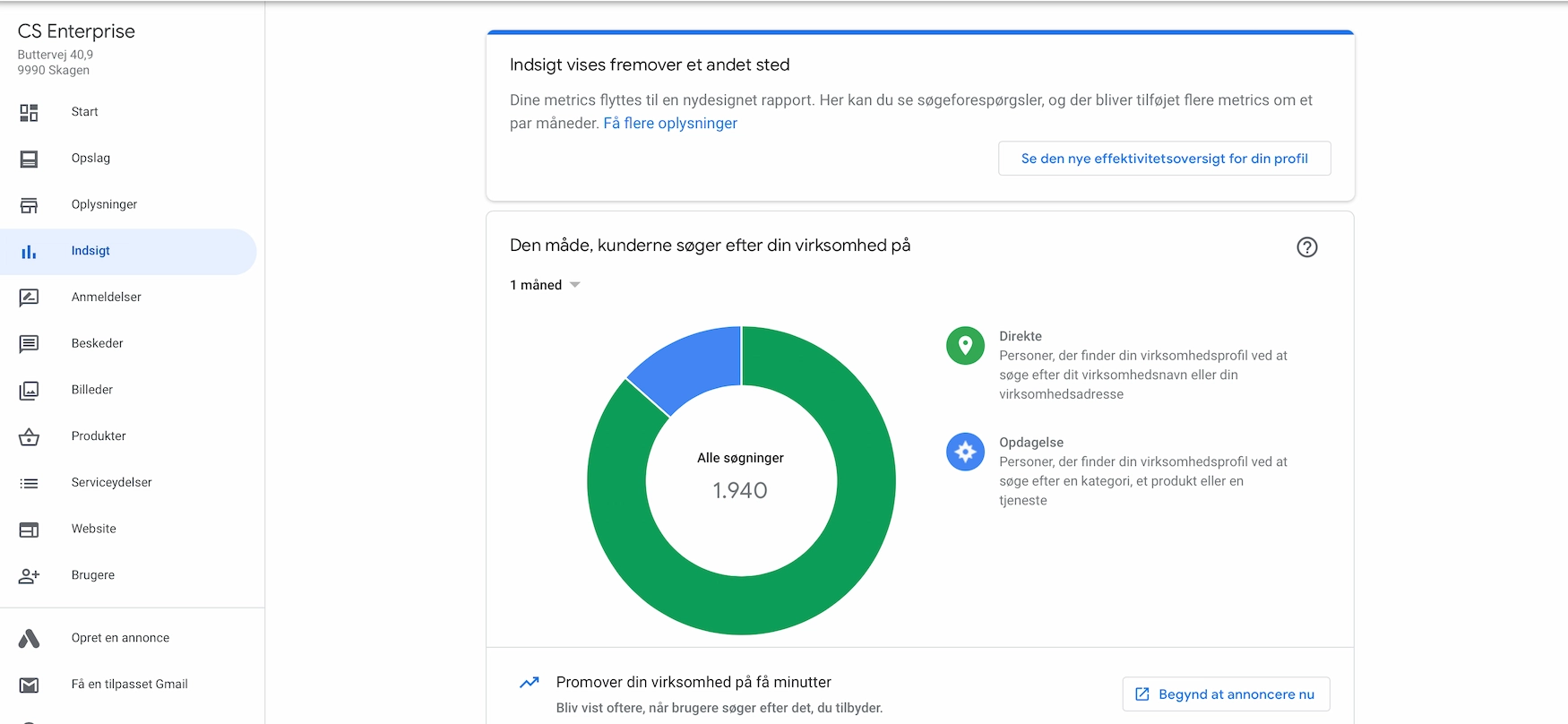 Google My Business - CS Enterprise