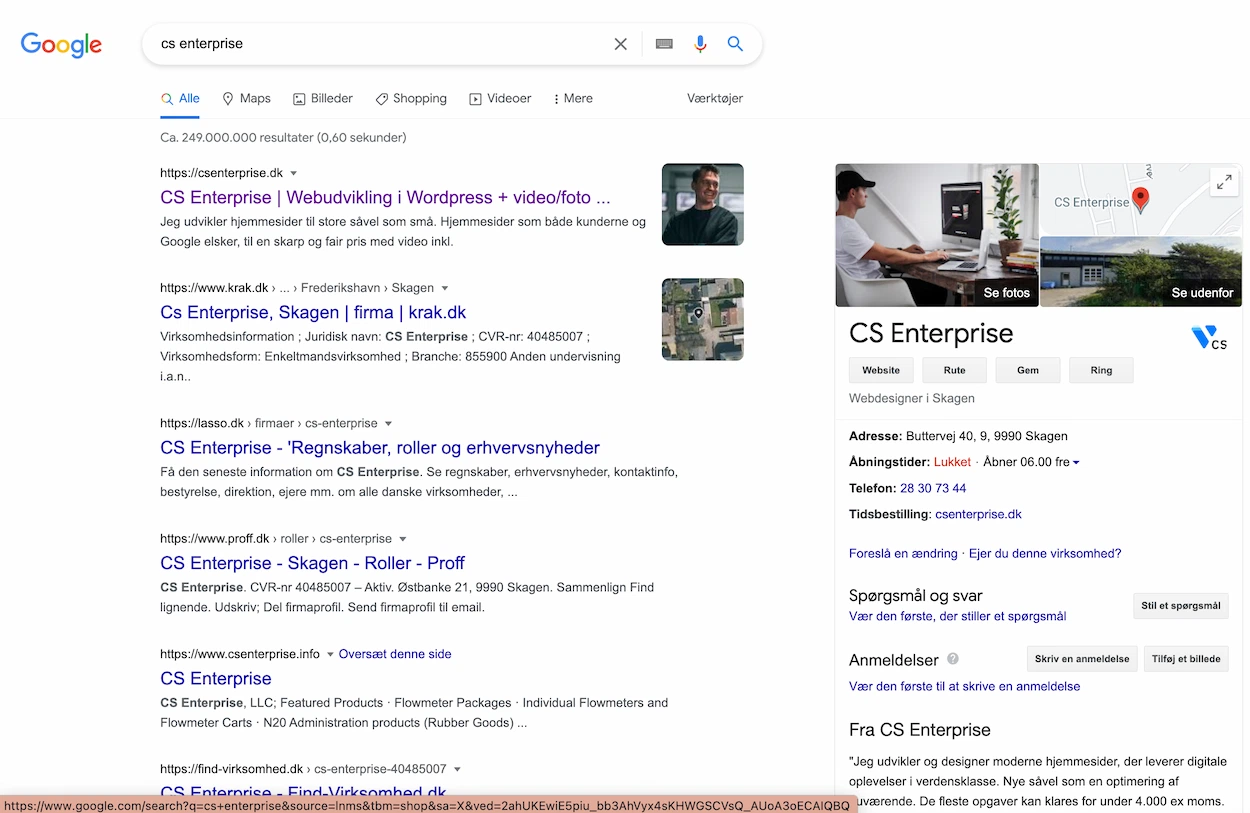 Google My Business CS Enterprise